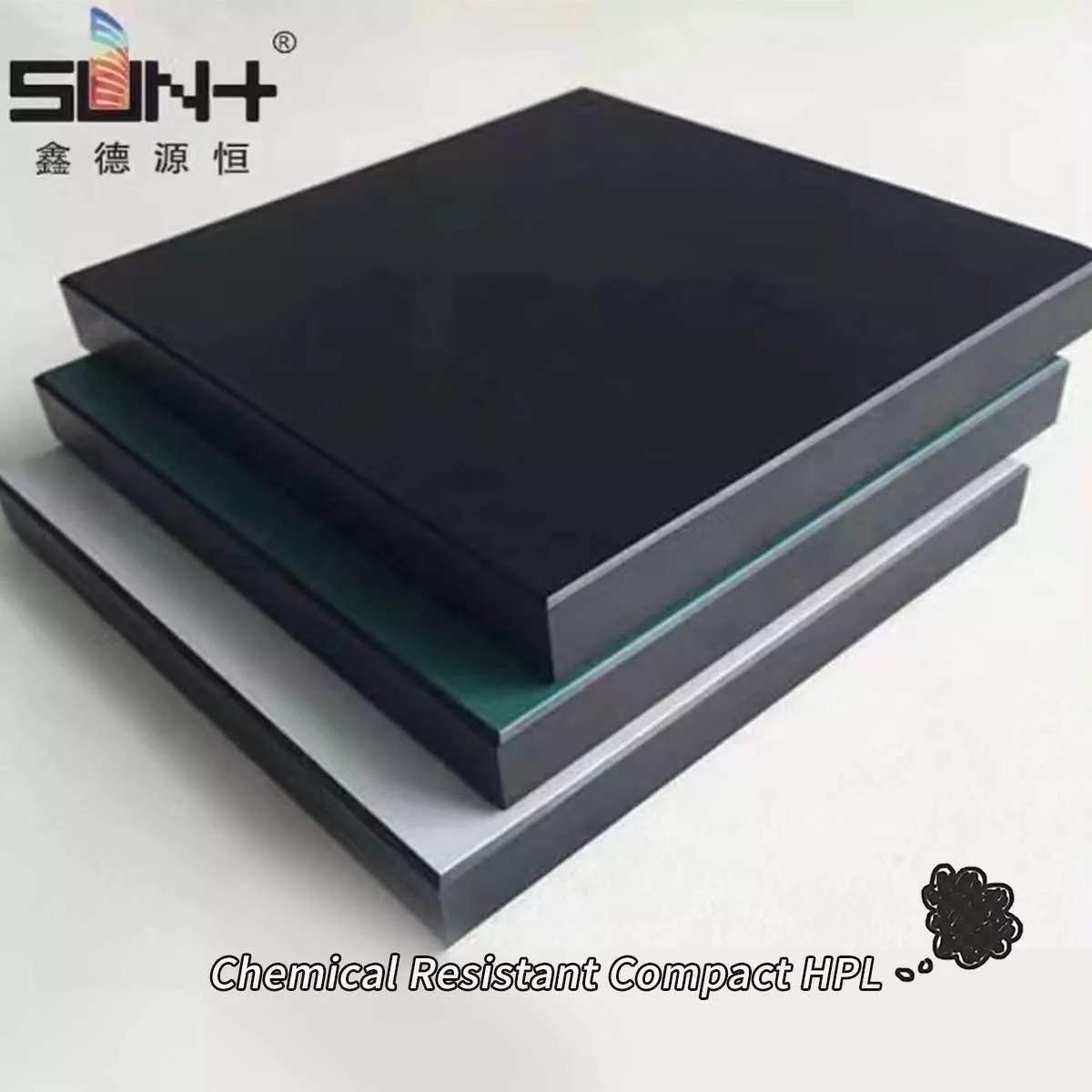 Chemical Resistant Sunpluscompact Board